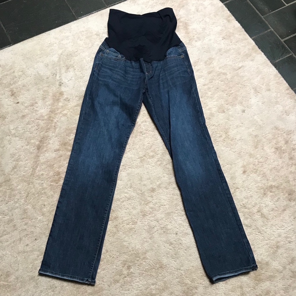 Liz Lange maternity jeans dark wash size 4
